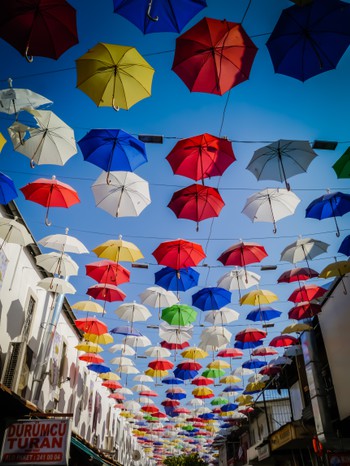 Umbrella street!