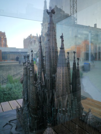 Model of the completed Sagrada Familia