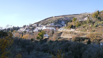 Looking back towards Granada and the hill of cave homes
