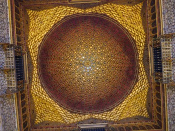 Golden dome ceiling