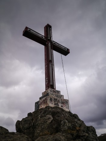 The ugly ass cross on the hill at Jinotega