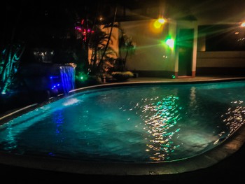 Fancy hotel pool
