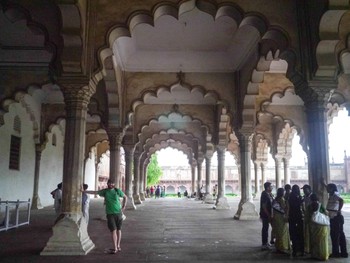 Me at the Red Fort, Agra
