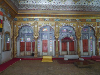 Very pretty room in the Jodpur Fort