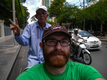 My cyclo driver was quite a character