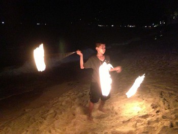 12 year old with crazy fire poi skills