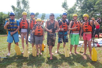 Our rafting group