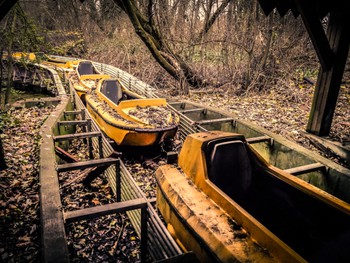 These boats have seen better days