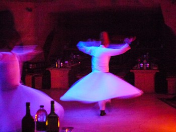 UV whirling dervishes