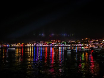 The shiny lights of Bodrum