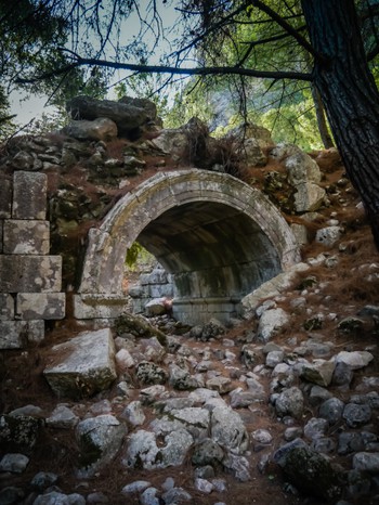 Large arch at Olympos