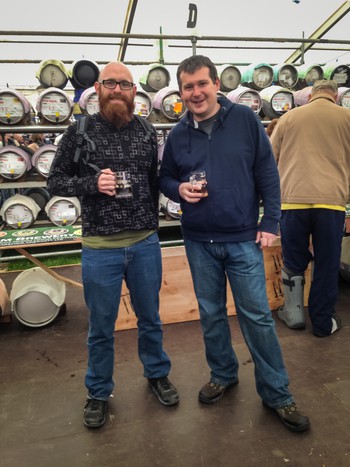 Me and Matt at the Robin Hood Beer Festival