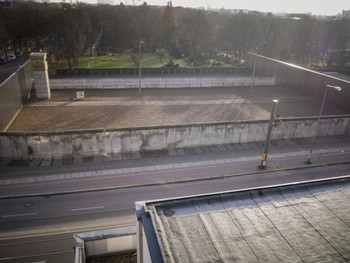 Wall reconstuction as seen from the viewing platform