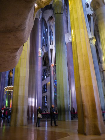 Rainbow pillars