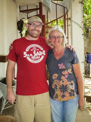 Me and Paulette, the woman behind the school