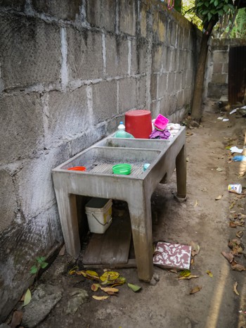 Where I learnt how to do laundry with a wash board