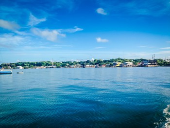 Utila from the water