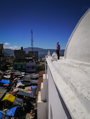 Rachel on the rooftop