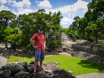 Standing over Copan