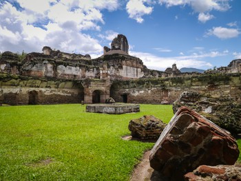 Ruined courtyard