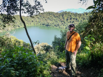 Me above Laguna Chicabal crater