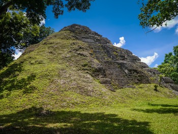 Unrestored corner of a pyramid